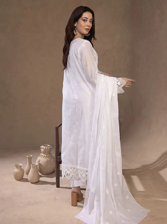 Uraan Embroidered Lawn Collection 2024 By Manizay (M-09)
