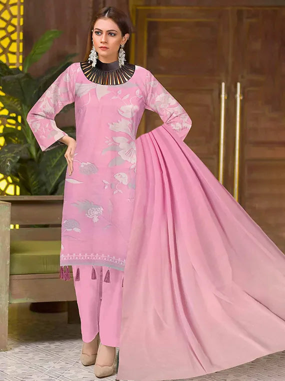 Ushna Premium Lawn Collection 2025 by Riaz Arts (D-02)