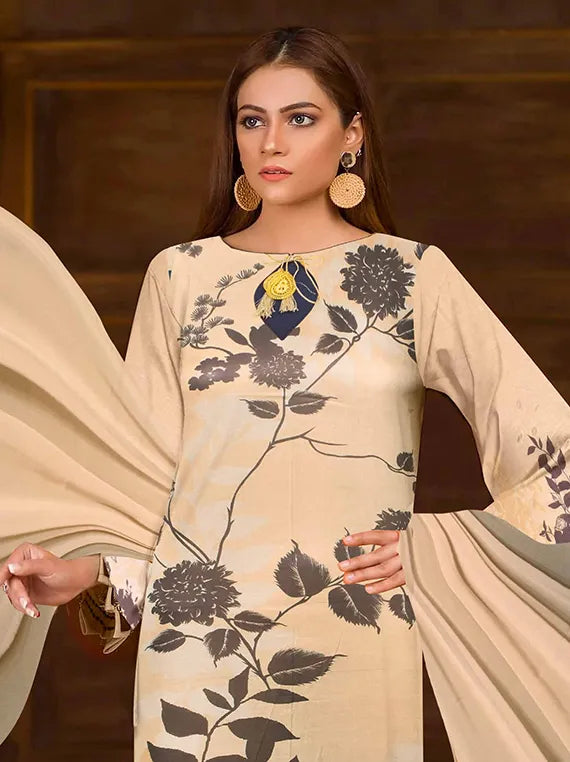 Ushna Premium Lawn Collection 2025 by Riaz Arts (D-08)