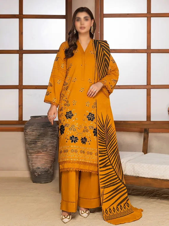 VOGUE by Fantak Embroidered Dhanak Collection 2025 (D-04)