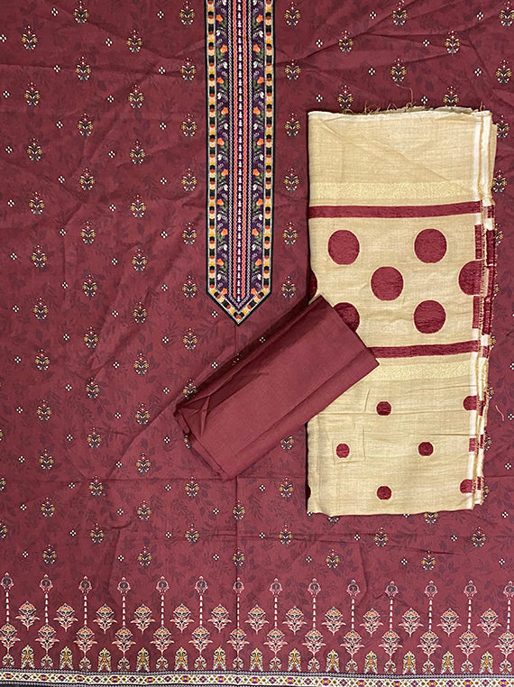 Velora Classic Printed Khaddar Edit25 Vol-PC58 (PC58-01)