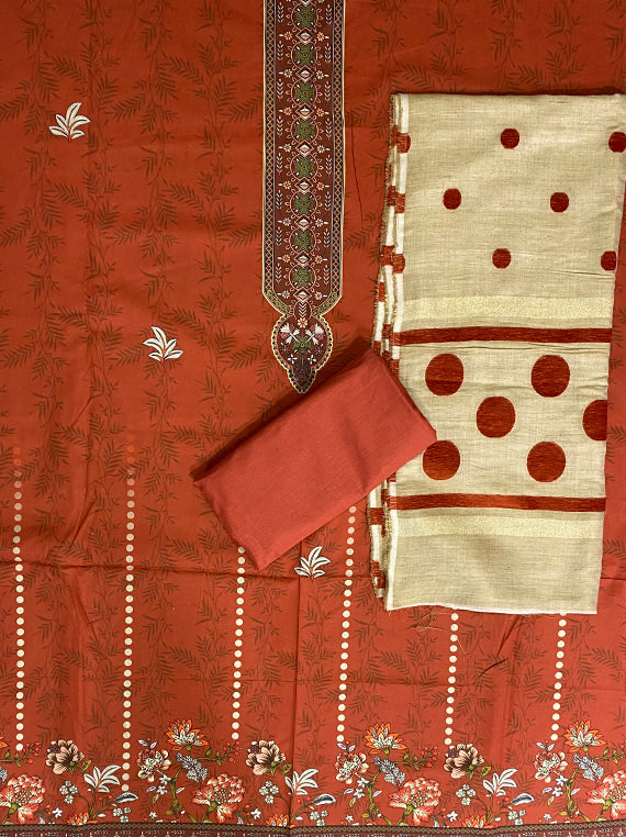 Velora Classic Printed Khaddar Edit25 Vol-PC58 (PC58-02)