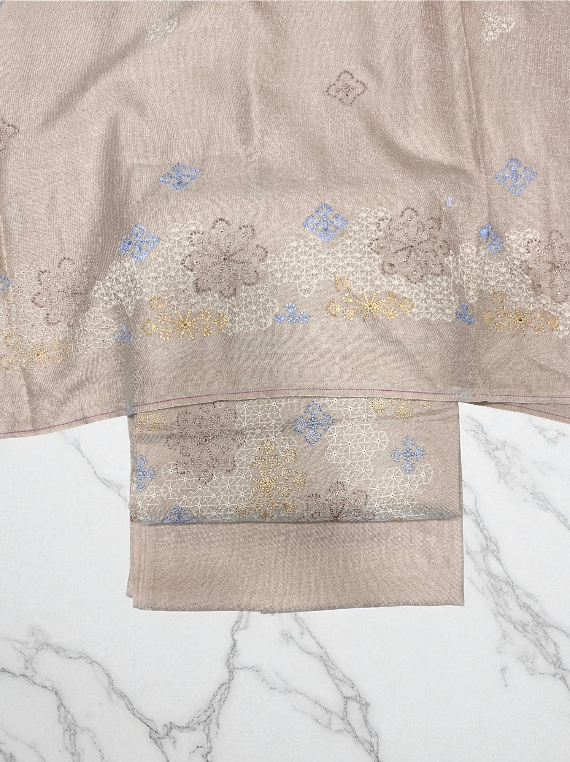 Velour Embroidered Peach Leather Edit25 Vol-25DU01 (25DU01-04)