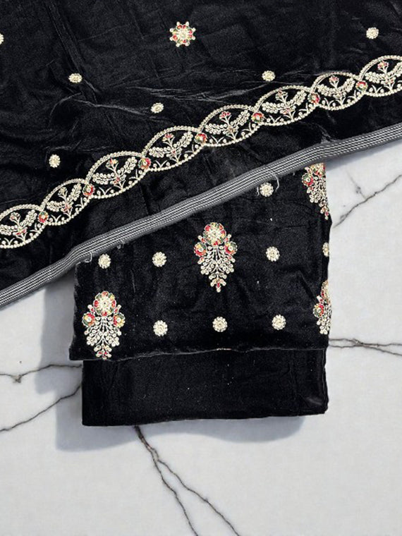 Velvet Embroidered Grace Edit 2025 Vol--IQ374 (D-06)