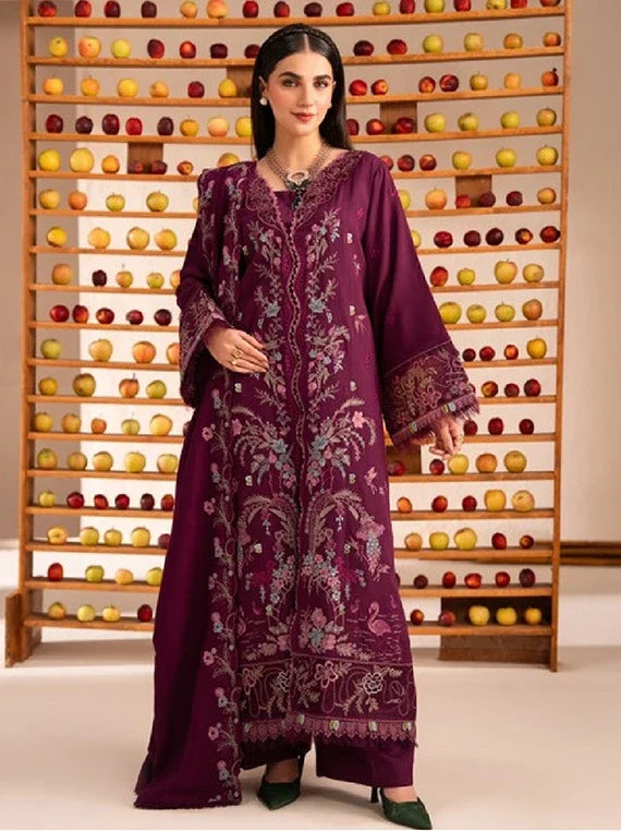 Veranda by Parishay Embroidered Karandi Unstitched Collection'26 (VR-02)