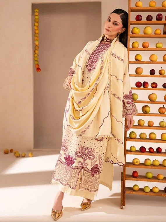 Veranda by Parishay Embroidered Karandi Unstitched Collection'26 (VR-03)