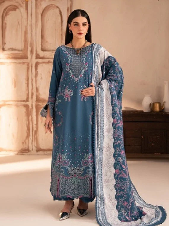 Veranda by Parishay Embroidered Karandi Unstitched Collection'26 (VR-04)