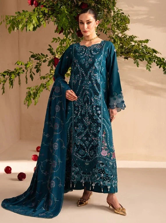 Veranda by Parishay Embroidered Karandi Unstitched Collection'26 (VR-07)