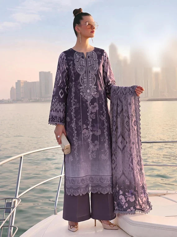 Violet by Floral Printed Viscose Unstitched Collection'26 V-762 (D-03)