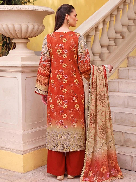 Violet by Floral Printed Viscose Unstitched Collection'26 V-762 (D-05)