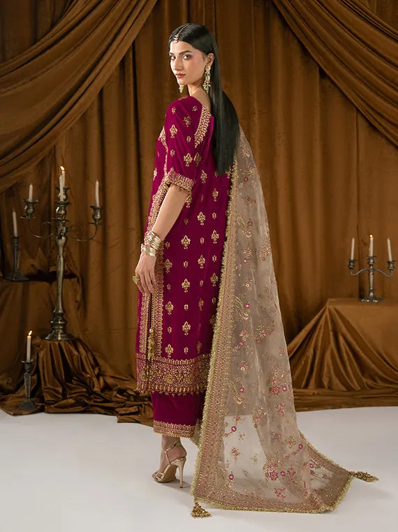 Virsa by Alizeh Unstitched Embroidered Velvet Collection'26 (2282-Atash)