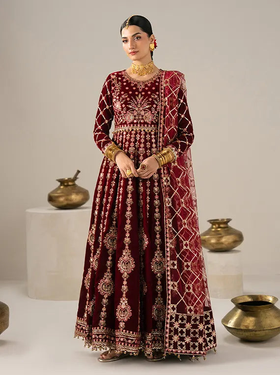Virsa by Alizeh Unstitched Embroidered Velvet Collection'26 (2284-Gajra)