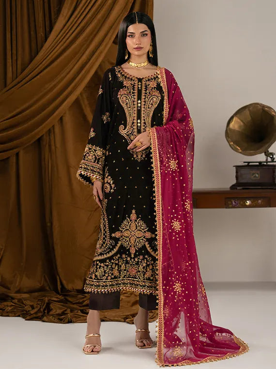 Virsa by Alizeh Unstitched Embroidered Velvet Collection'26 (2287-Mahin)