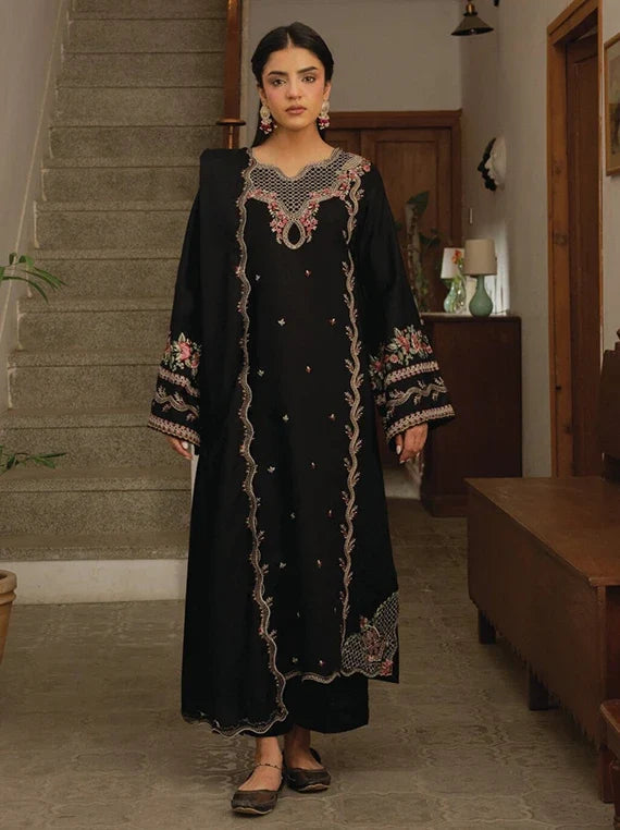 Virsa by CINQ Embroidered Karandi Unstitched Winter'26 (01-ZAR)