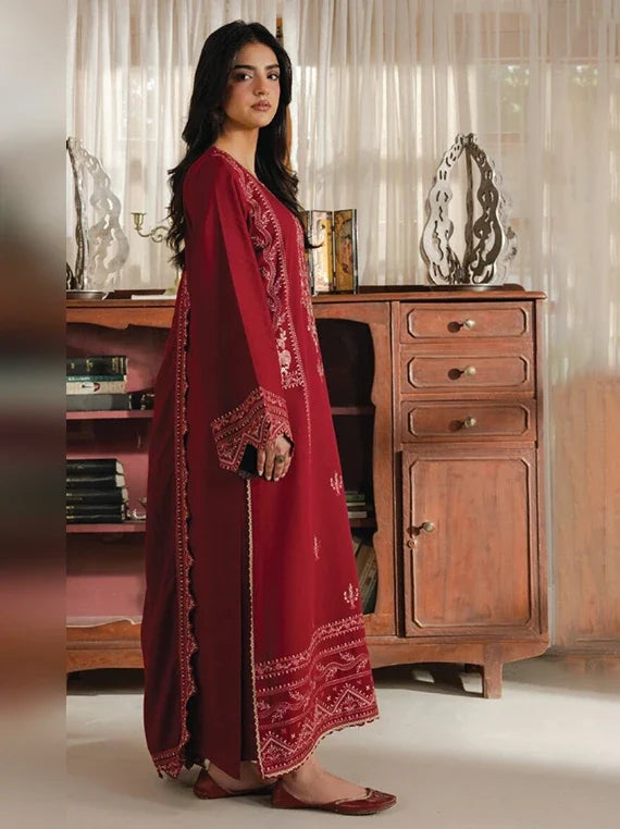 Virsa by CINQ Embroidered Karandi Unstitched Winter'26 (04-MEERA)