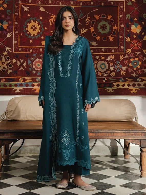 Virsa by CINQ Embroidered Karandi Unstitched Winter'26 (05-LEHER)
