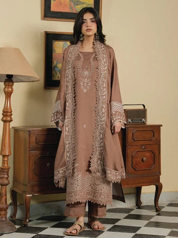 Virsa by CINQ Embroidered Karandi Unstitched Winter'26 (06-KOH)