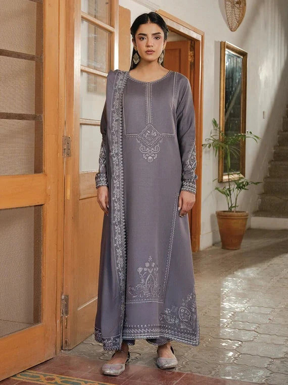 Virsa by CINQ Embroidered Karandi Unstitched Winter'26 (08-AABR)
