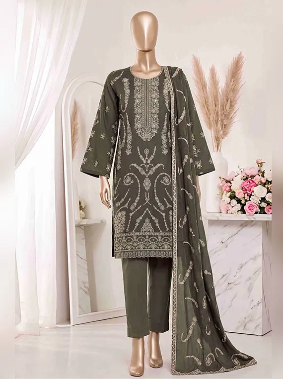 Vogue by Fantak Unstitched Karandi Lawn Collection'26 V-513 (D-01)