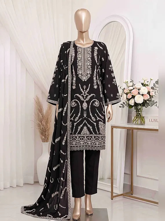 Vogue by Fantak Unstitched Karandi Lawn Collection'26 V-513 (D-02)