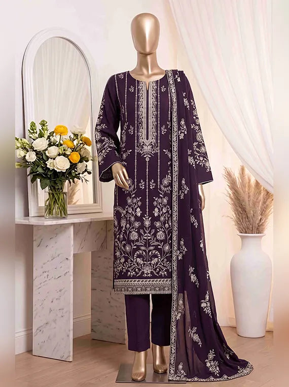 Vogue by Fantak Unstitched Karandi Lawn Collection'26 V-513 (D-04)