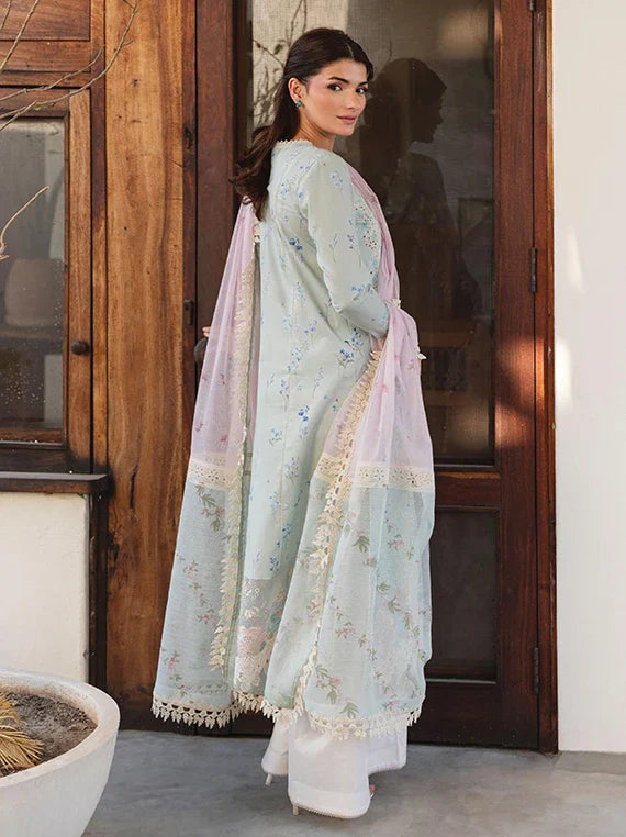 WHISPER Embroidered Lawn By Ayzel Collection 2026 Vol-1 (ZWU-0133-GLINT)