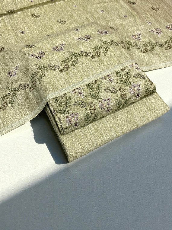 Warmth Embrooidered Peach Leather Karandi Edit 2025 (25DU16-03)