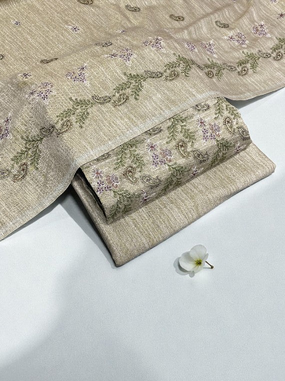 Warmth Embrooidered Peach Leather Karandi Edit 2025 (25DU16-04)