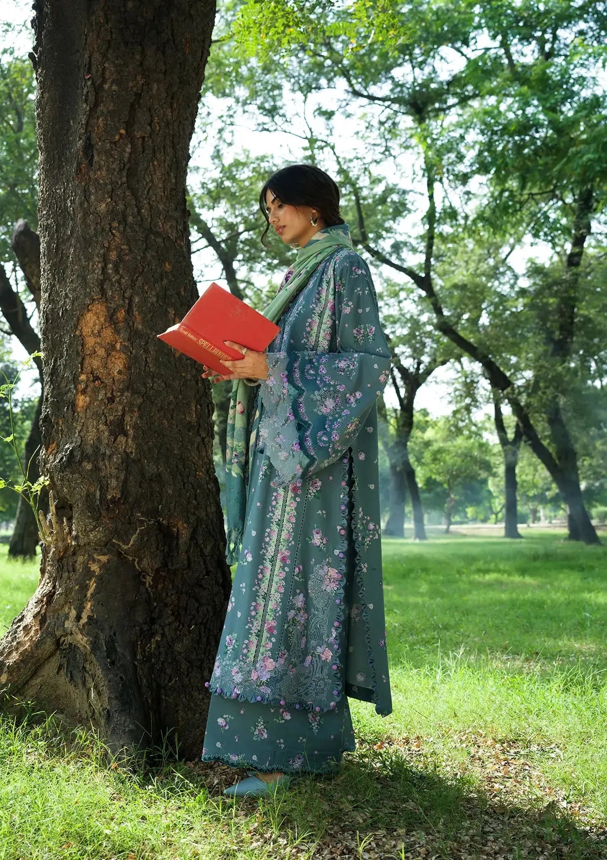 Wilderness by Elaf Unstitched Khaddar Embroidered Collection'26 (EWR-4B CINERARIA)