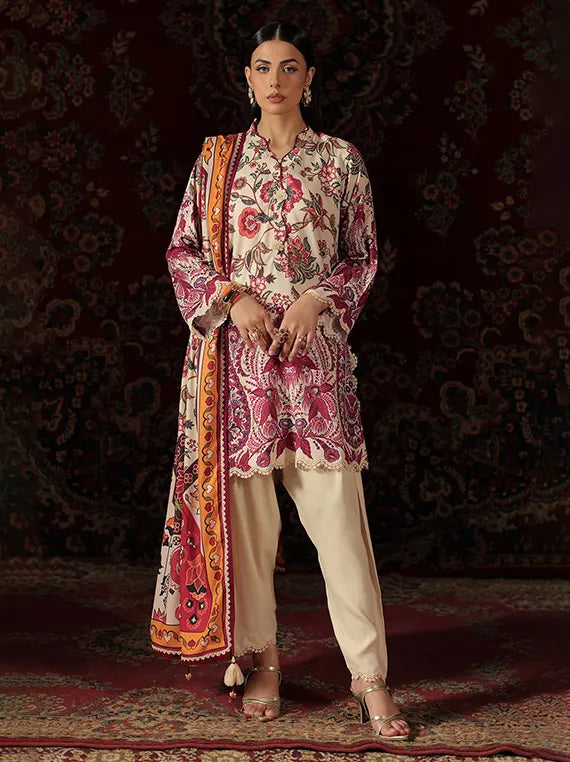 Winter Charm by Gul Ahmed Unstitched Linen Collection'26 (SP-62032)