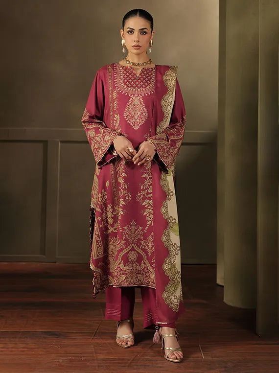Winter Charm by Gul Ahmed Unstitched Linen Collection'26 (SP-62042)