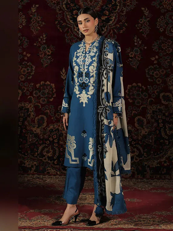 Winter Charm by Gul Ahmed Unstitched Linen Collection'26 (SP-62059)
