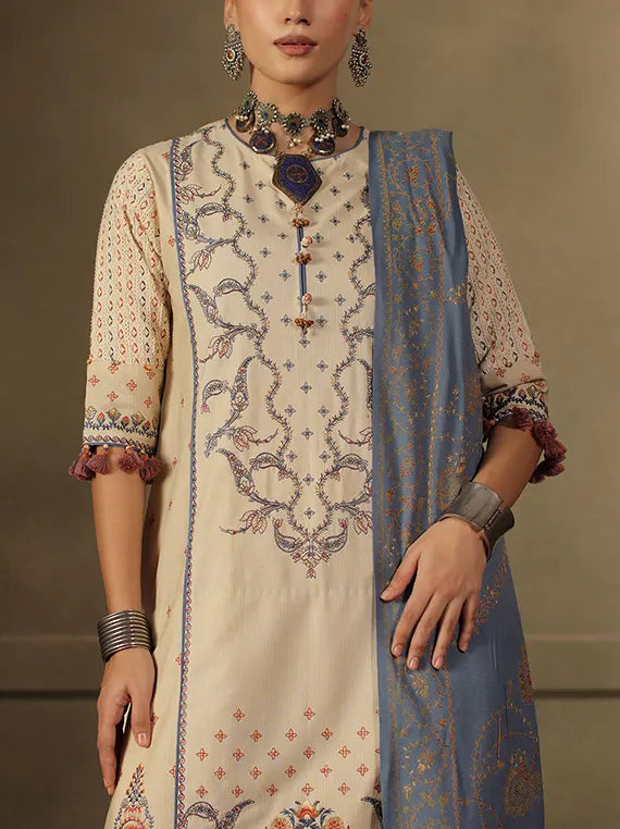 Winter Charm by Gul Ahmed Unstitched Linen Collection'26 (SP-62071)