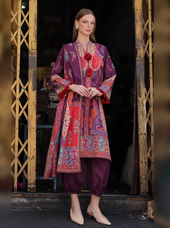 Winter Diaries by Gul Ahmed Unstitched Khaddar Collection'26 (K-62131)