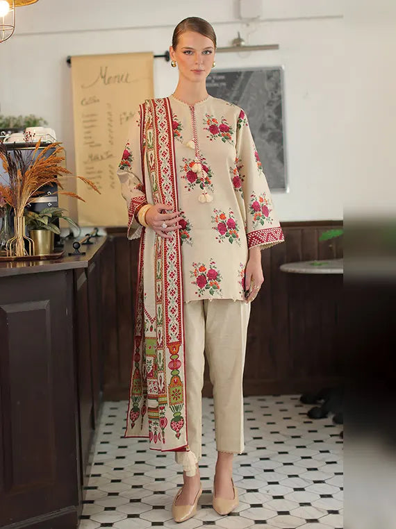 Winter Diaries by Gul Ahmed Unstitched Khaddar Collection'26 (K-62137)