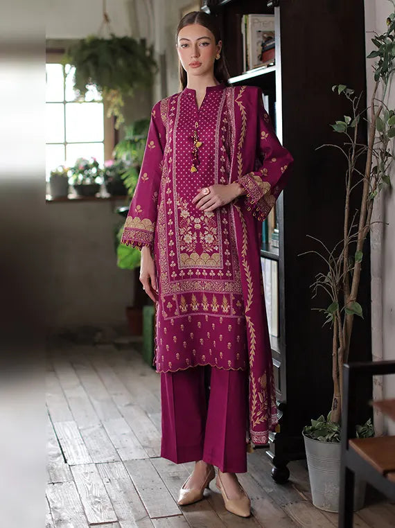 Winter Diaries by Gul Ahmed Unstitched Khaddar Collection'26 (K-62148)