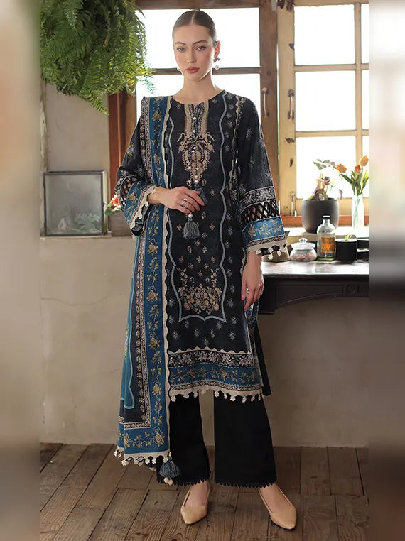 Winter Diaries by Gul Ahmed Unstitched Khaddar Collection'26 (K-62150)