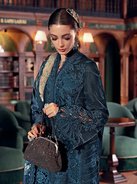 Winter Luxe by MARIA.B Embroidered Velvet Collection 2025 (D10)