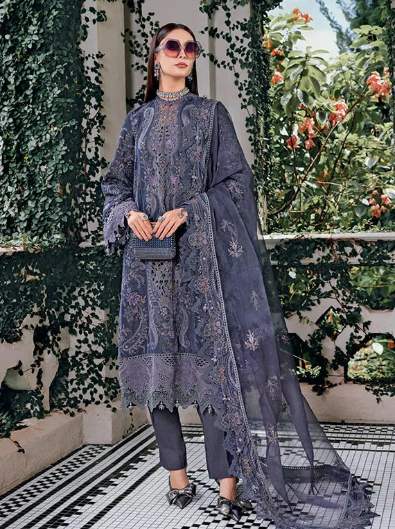 Winter Luxe by MARIA.B Embroidered Velvet Collection 2025 (D5)