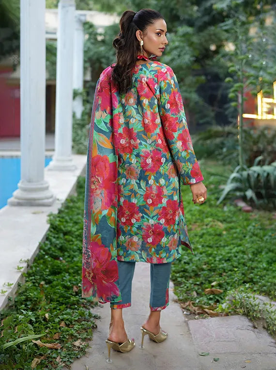 Winter Muse Printed Khaddar Collection 2025 by Gul Ahmed (SD-62016)