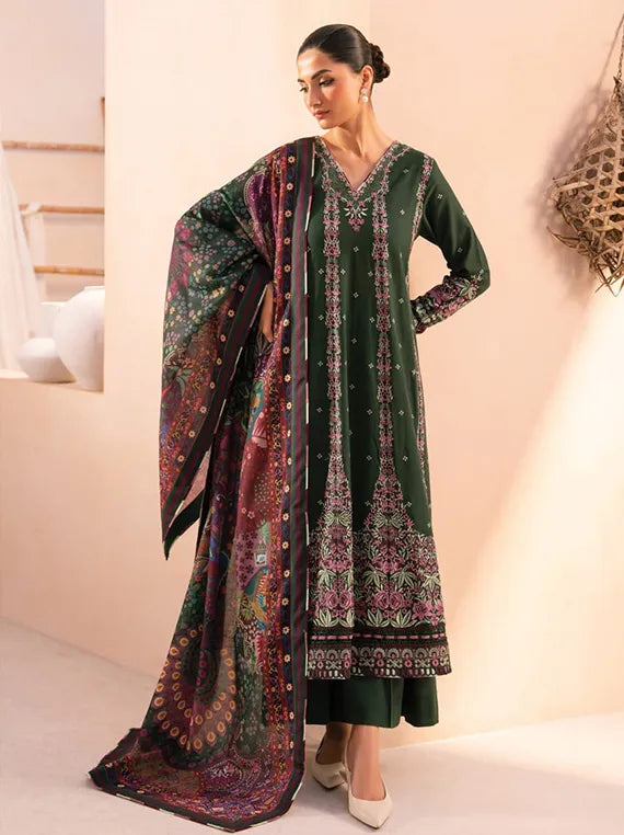 XENIA Rang-E-Khizaan Embroidered Khaddar Collection 2025 (03-ANYA)