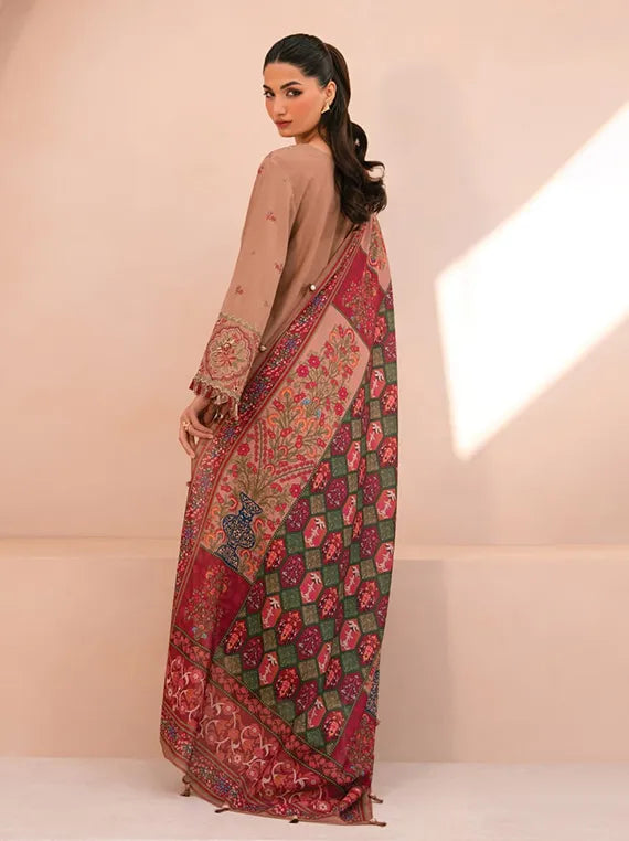 XENIA Rang-E-Khizaan Embroidered Khaddar Collection 2025 (04-DAFIYAH)