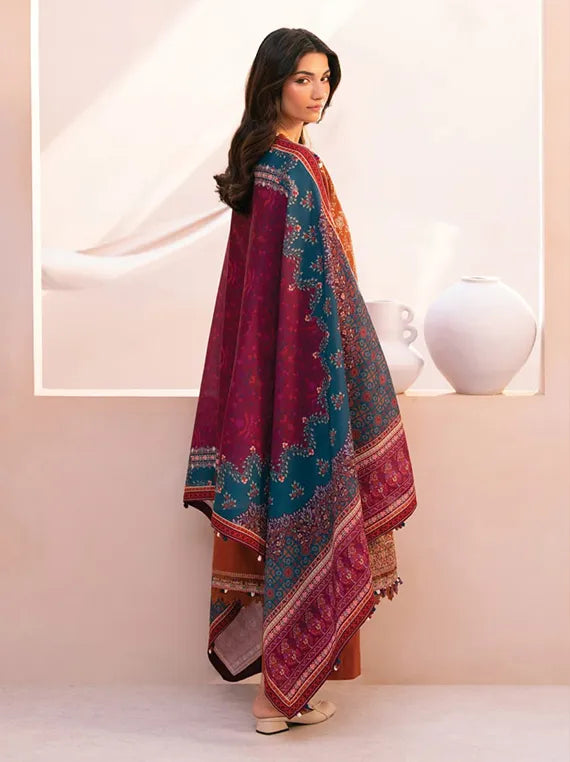 XENIA Rang-E-Khizaan Embroidered Khaddar Collection 2025 (07-SALIAH)