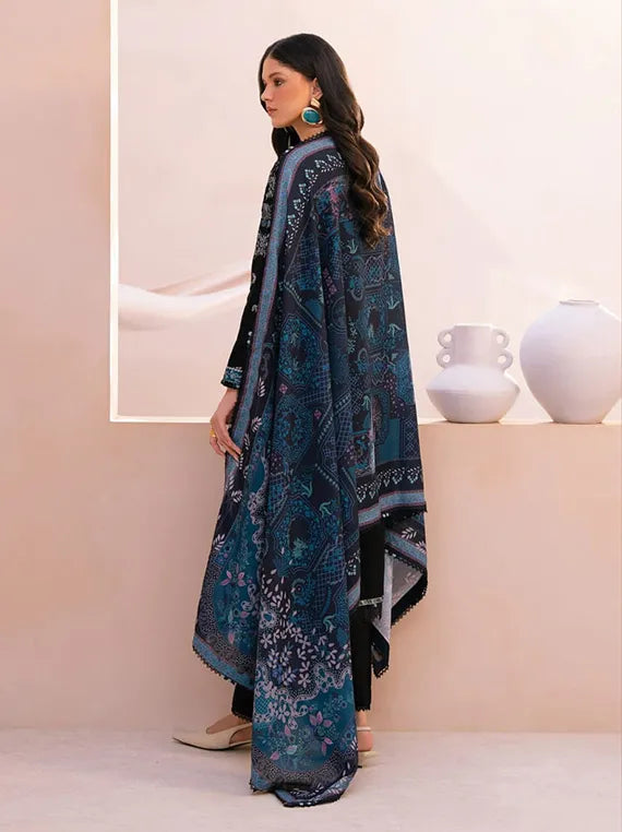 XENIA Rang-E-Khizaan Embroidered Khaddar Collection 2025 (08-SANIAH)