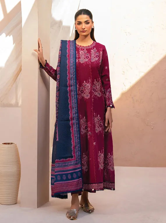 XENIA Rang-E-Khizaan Embroidered Khaddar Collection 2025 (10-AFAZA)