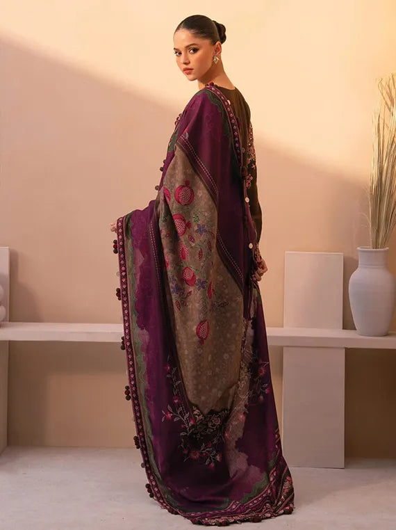 XENIA Rang-E-Khizaan Embroidered Khaddar Collection 2025 (12-AZRA)