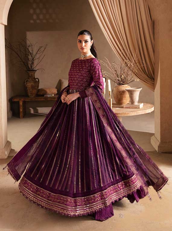 Xenia Yesfir Formal Luxury Chiffon Collection 2024 (08-KHULAT)