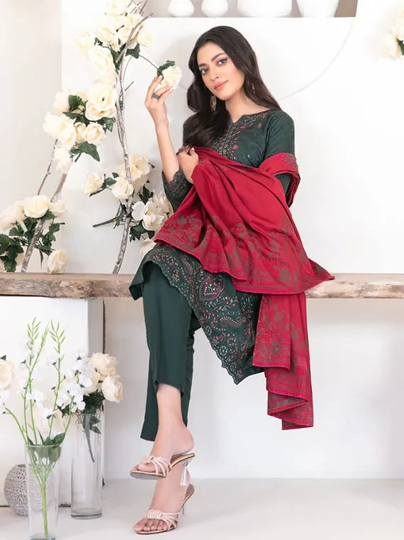 Yumna Embroidered Viscose Collection 2025 by Tawakkal Fabrics (D-4553)