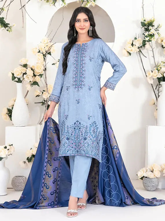 Yumna Embroidered Viscose Collection 2025 by Tawakkal Fabrics