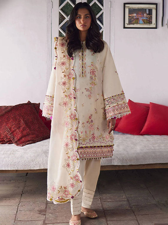 ZAHA Festive Embroidered Lawn Collection 2026 (ZF24-05)